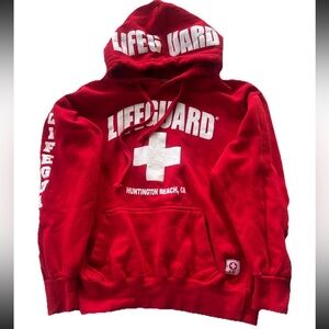 LIFEGUARD Officially Licensed Hoodie Huntington Beach Ca Unisex S Beach